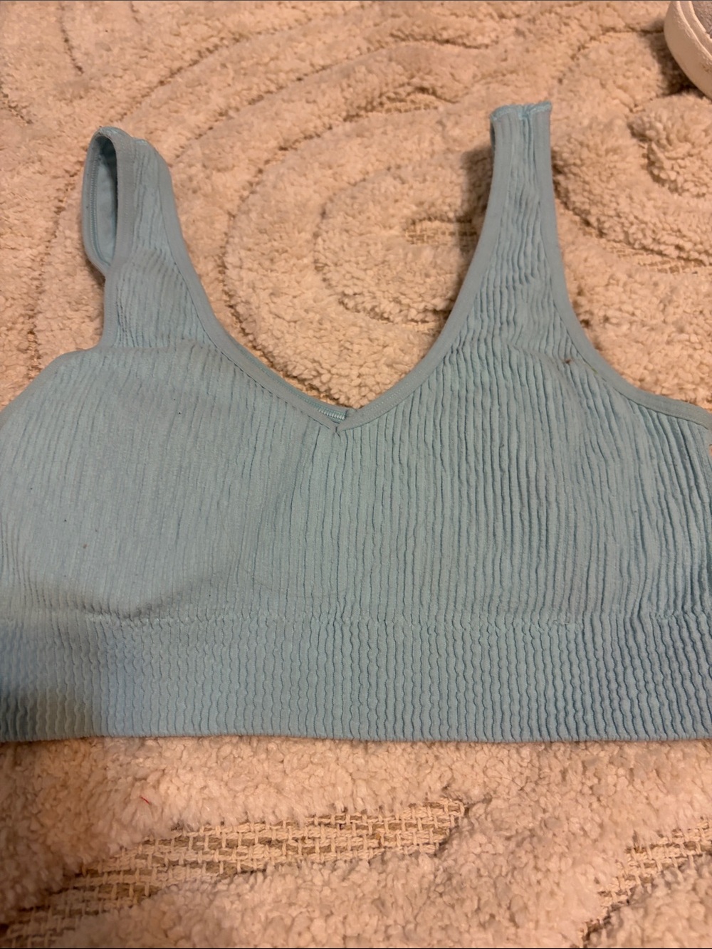 Blue bra